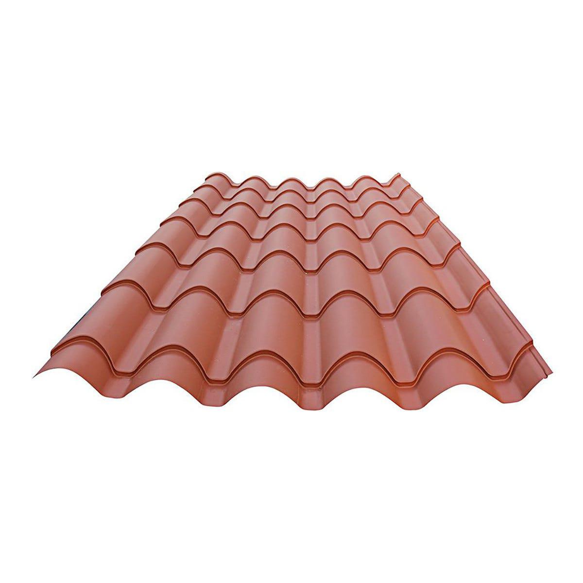 Lamiera ondulata finto coppo copertura tetto - FTMetalli