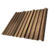 LAMIERA GRECATA FT 540 GRECA ROVERE PER COPERTURA 1010 MM E PER PARETE