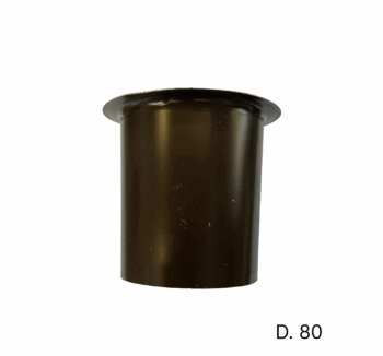 Bocchetta per tubo pluviale in lamiera Piana TDM / Grigio Antracite - D.100 - D.80