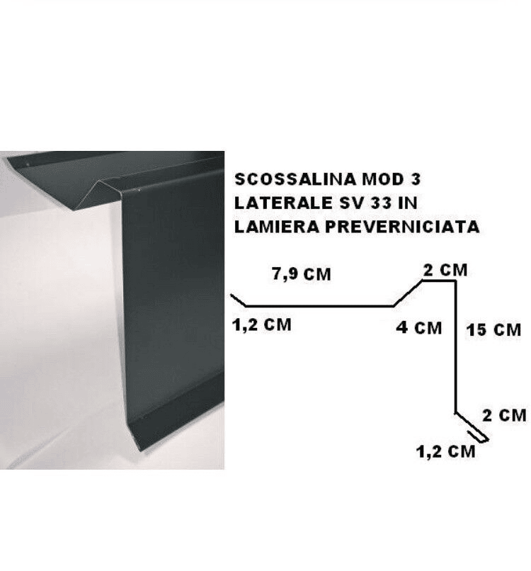 Scossalina Grondaia Laterale Sv 33 Tdm Pezzo Da Mt 2 - immagine 2