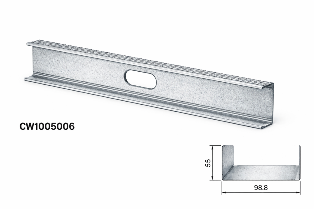 Montante a C per pareti FT Metalli codice CW1005006