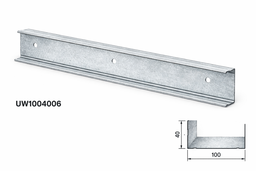 Guida a U per pareti FT Metalli codice UW1004006